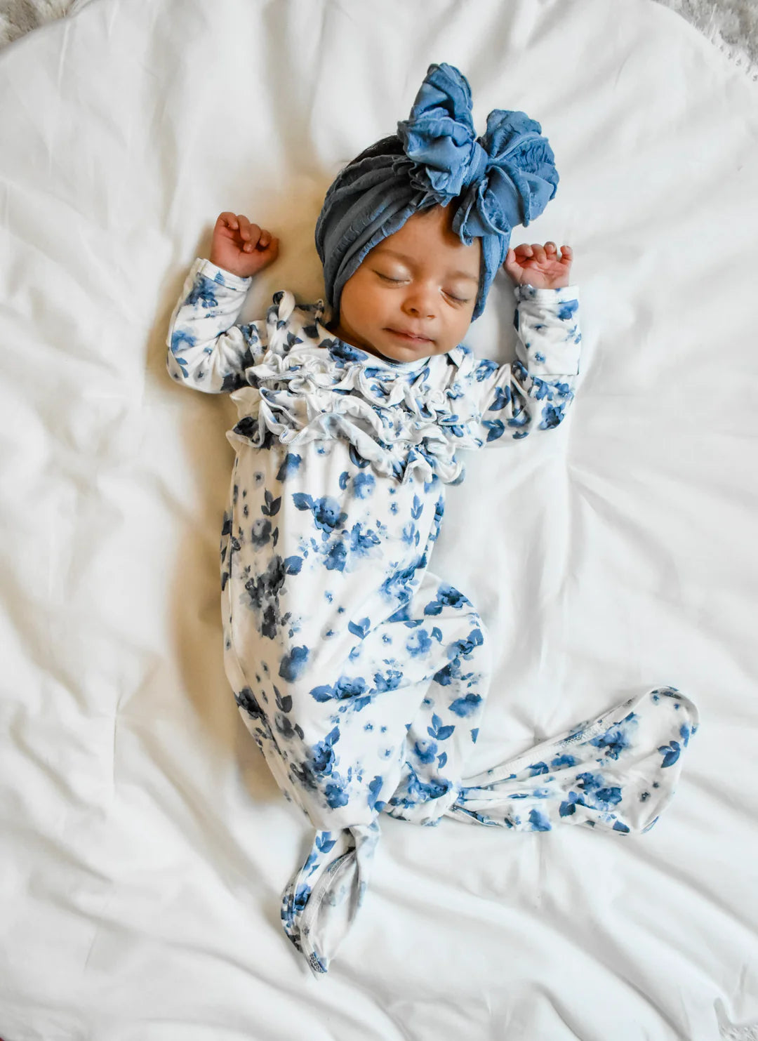 Blue Bell Bliss Knot Gown