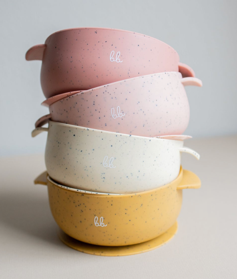 Silicone Suction Bowl w/Lid