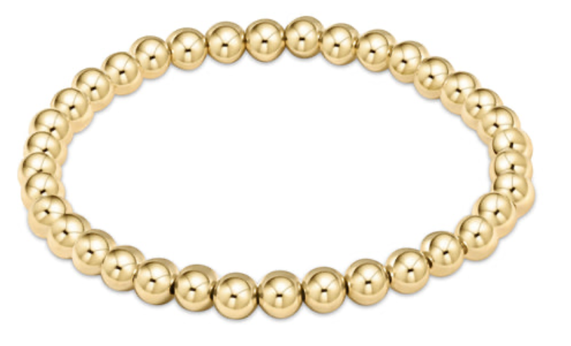 Classic Gold 5mm Bead Bracelet