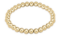Classic Gold 6mm Bead Bracelet