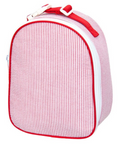 Red Seersucker LunchBox