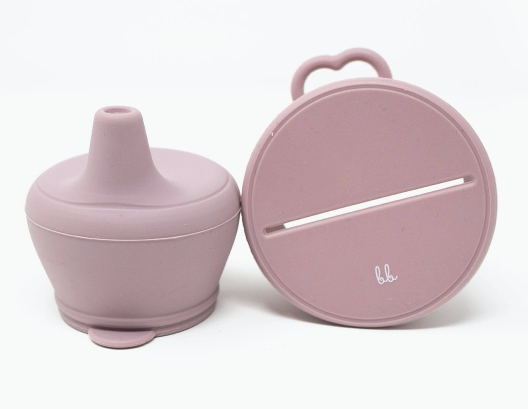 Silicone Snack & Sippy Lid Sets