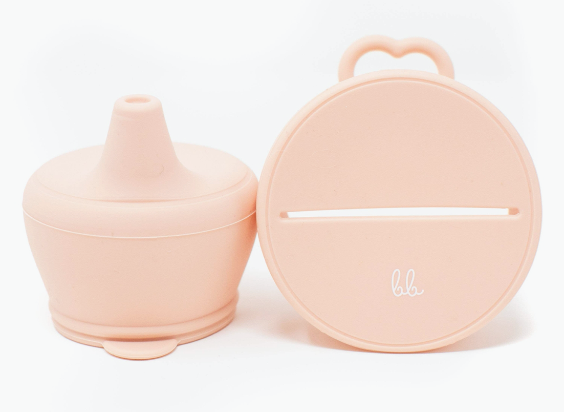 Silicone Snack & Sippy Lid Sets