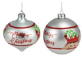 Glass Peeking Elf Ornament
