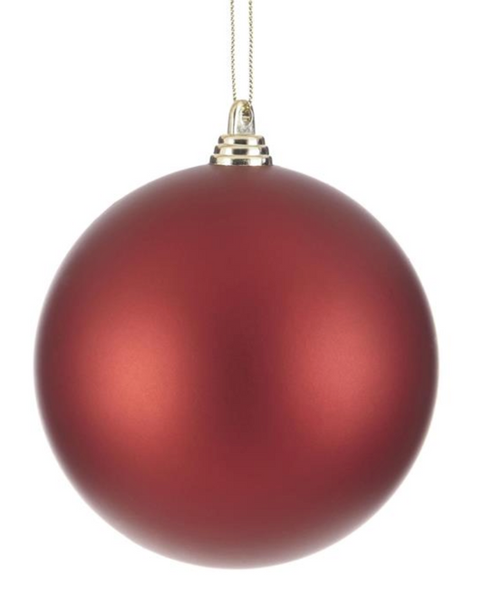 Matte Red Ornament