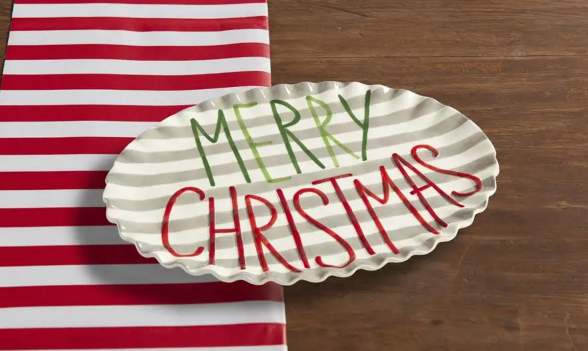 Merry Christmas Platter