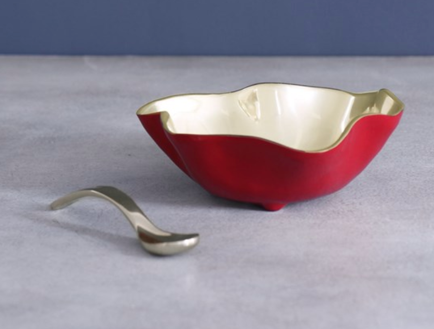 Mini Red Bowl w/ Spoon