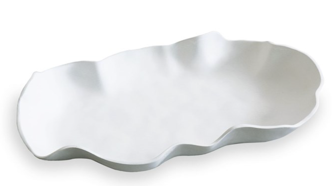 VIDA Nube Large Platter-white