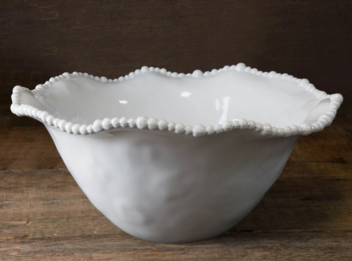 VIDA Alegria Large Bowl -white