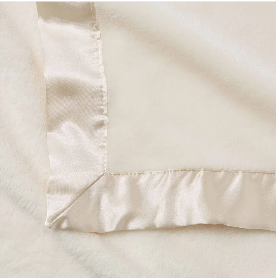 Cream Elegant Baby Blanket