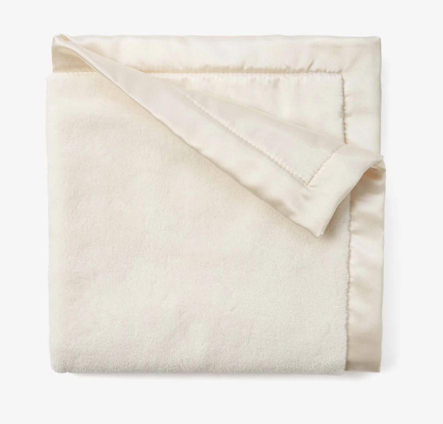 Cream Elegant Baby Mini Blanket