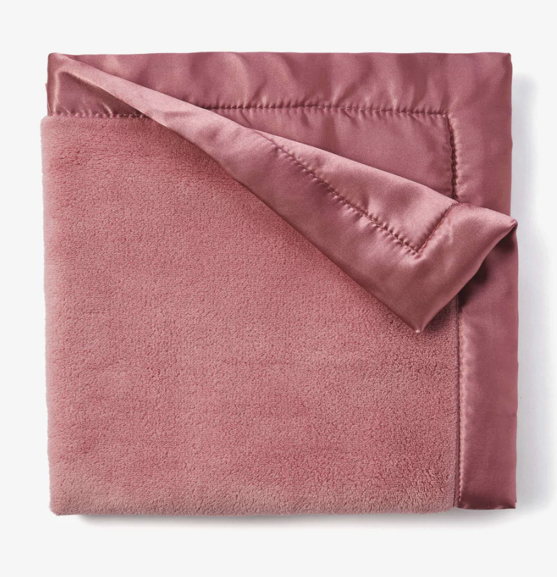 Mauve Elegant Baby Mini Blanket