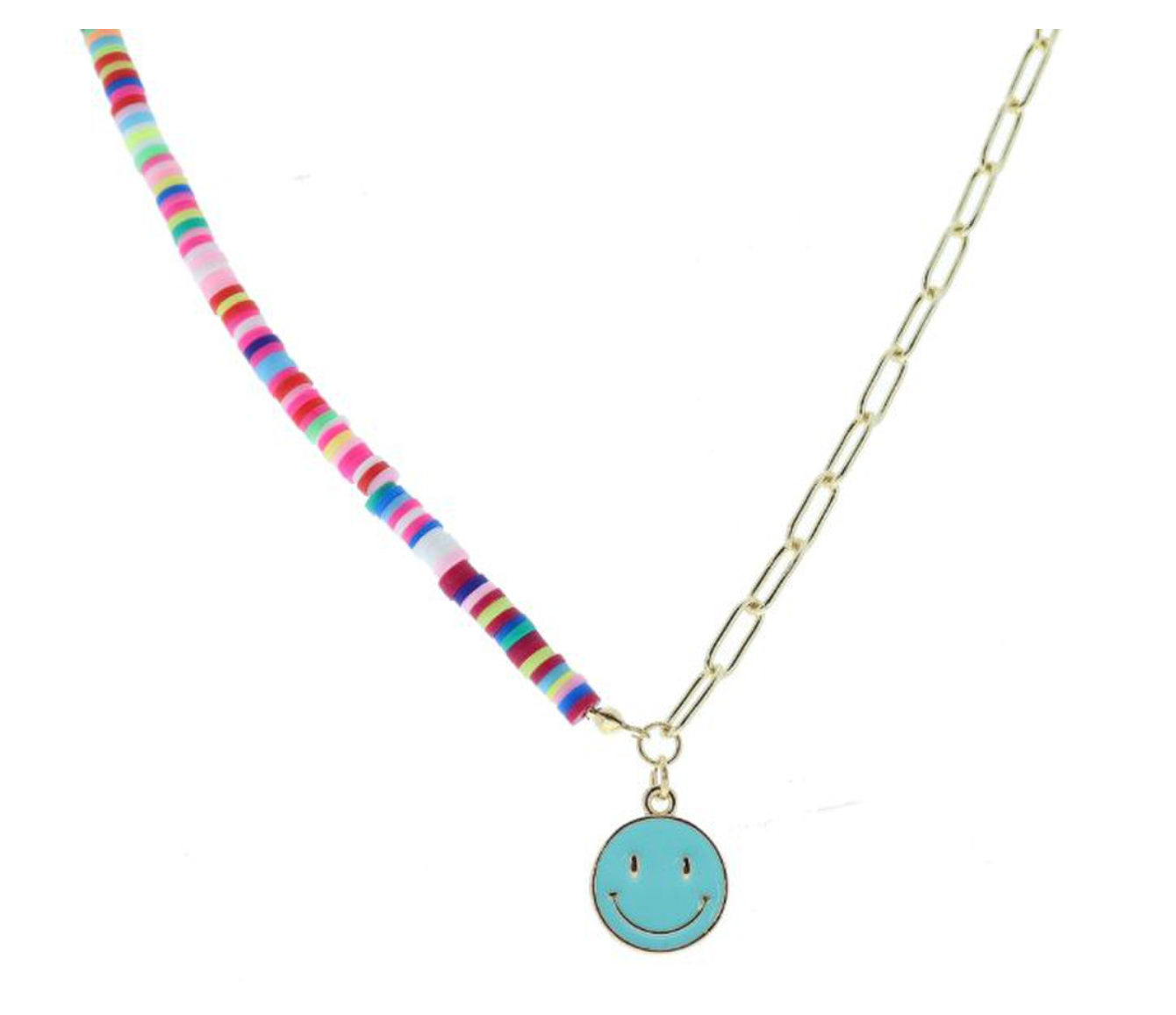 Kids Giggles Necklaces, Mint Smile