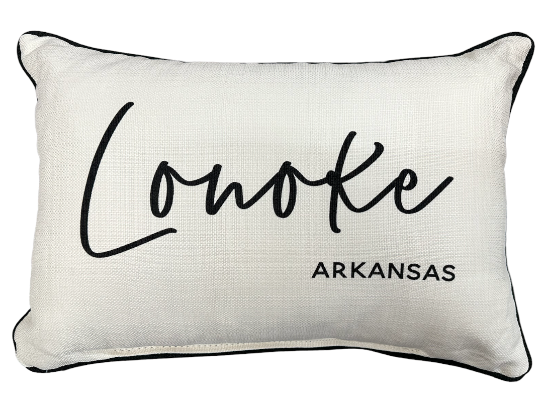 Lonoke Pinot Script Pillow