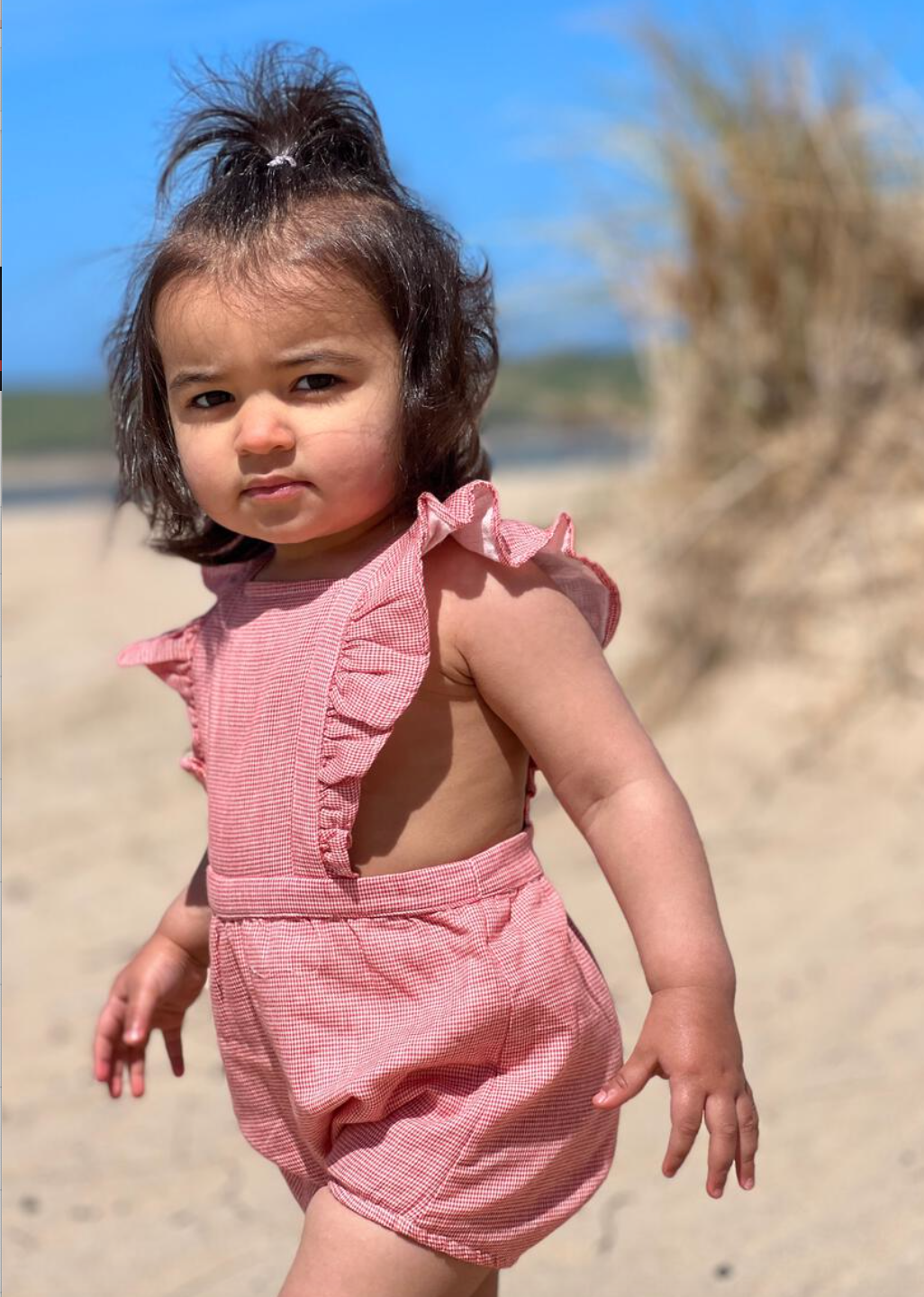 Red Emma Romper