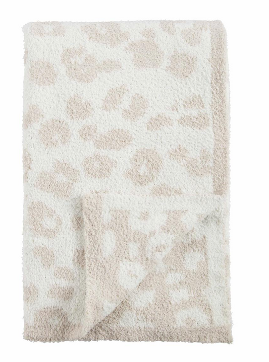Leopard Blanket-Cream