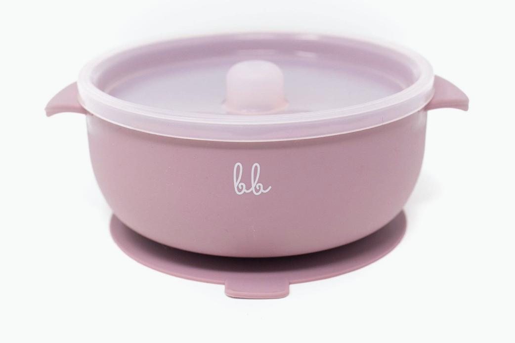 Silicone Suction Bowl w/Lid