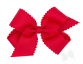 Medium Scallop Bow- Red