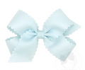 Medium Scallop Bow- Blue Vapor